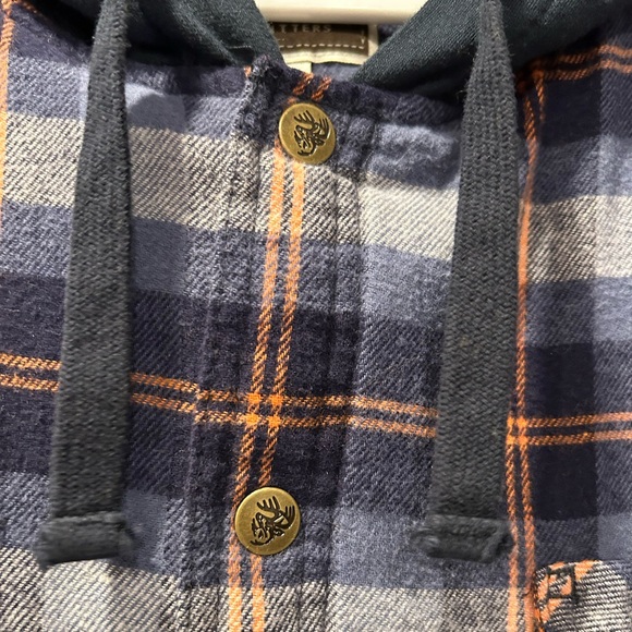 Legendary Outfitters Hooded Flannel Shacket - Picture 3 of 9